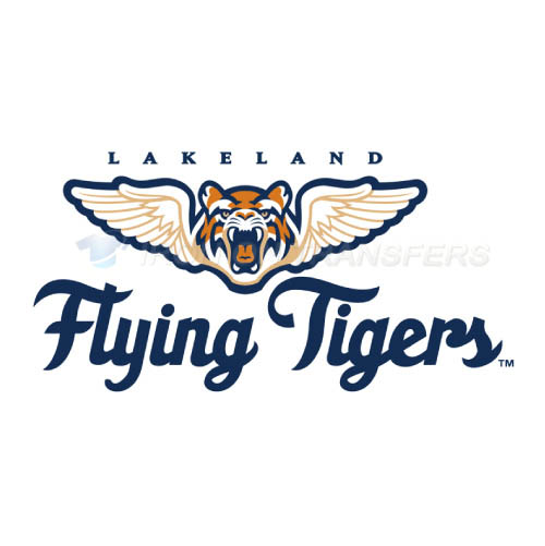 Lakeland Flying Tigers Iron-on Stickers (Heat Transfers)NO.7914